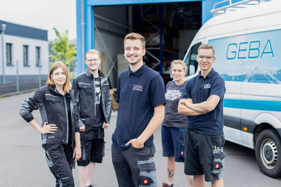 geba jetztwirdskalt ausbildung azubi laurent alltag team